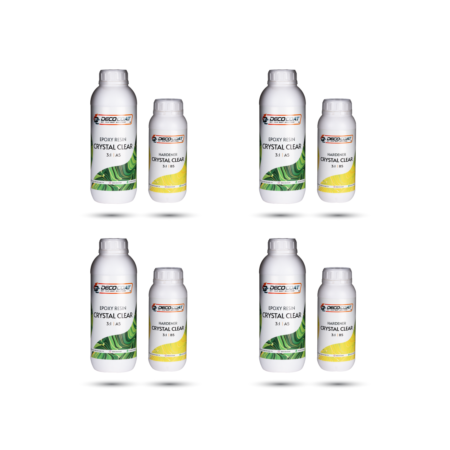 CRYSTAL CLEAR  Epoxy Resin - Low Viscosity ( 3:1 )